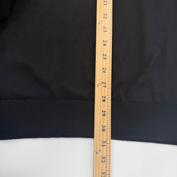 Old Navy Sweater Men XXLT NEW Solid Black Knit Pullover Long Sleeve Crew Neck - Picture 8 of 9